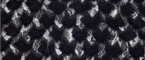 collection 12 Traforazione tricot a V pelli con pelo foderate di pizzo